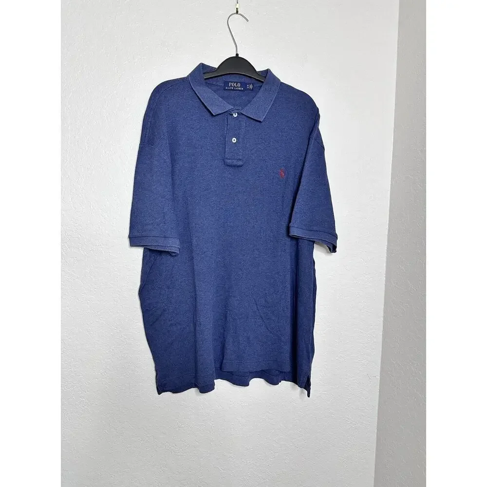 Polo Ralph Lauren‎ Men’s Polo Golf Blue Shirt Pony Logo embroidered Size XL/G